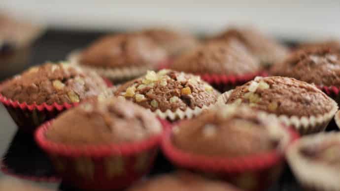 Domácí čokoládové muffiny