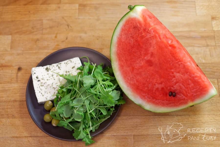 Melounový salát - připravíme si engredinece