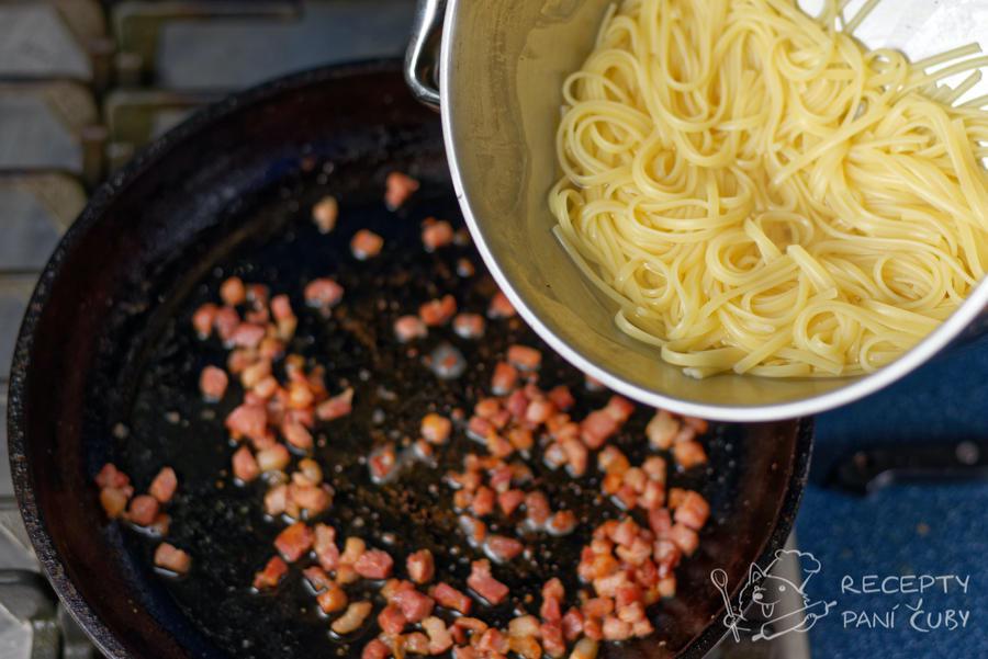 Spaghetti carbonara - čas na špagety a vodu