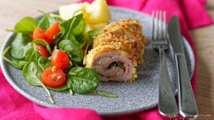 Gordon blue - dokonalá pečená plněná záležitost