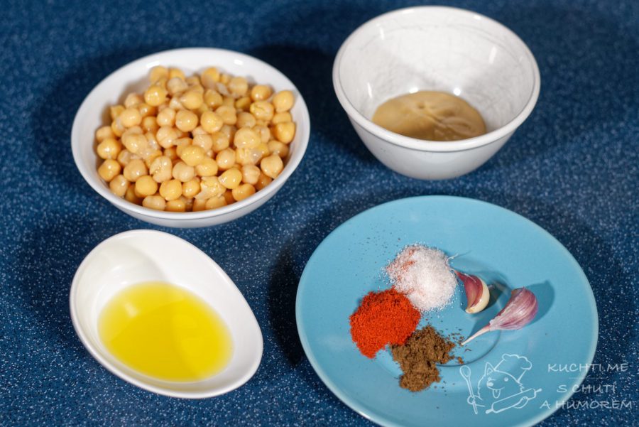 Domácí hummus - ingredience