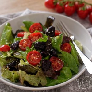 Zeleninový salát s výbornou hořčičnou zálivkou