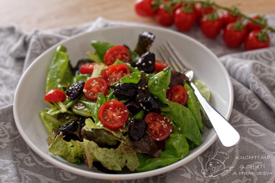 Hlavní fotka k receptu Zeleninový salát s výbornou hořčičnou zálivkou