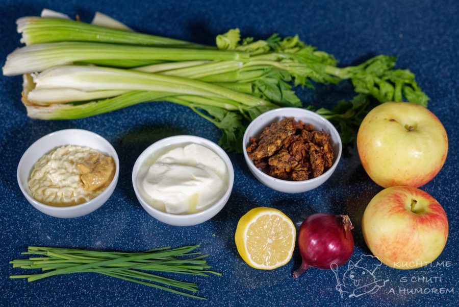 Salát z řapíkatého celeru - ingredience