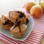 Hruškové muffiny s čokoládovými pecičkami