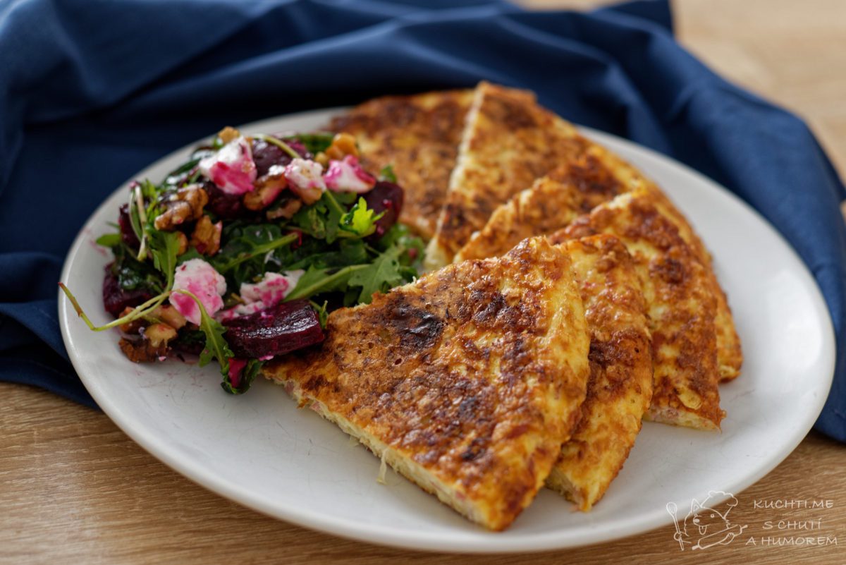 Rychlá omeleta z kysaného zelí - a je hotovo!