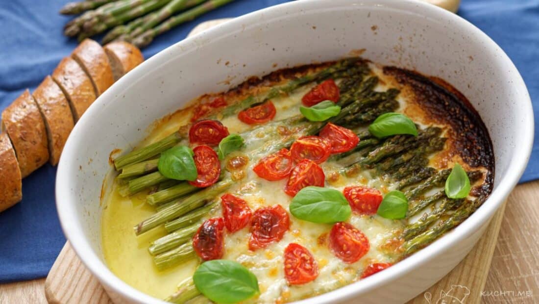 Chřest à la caprese - neskutečná lahůdka