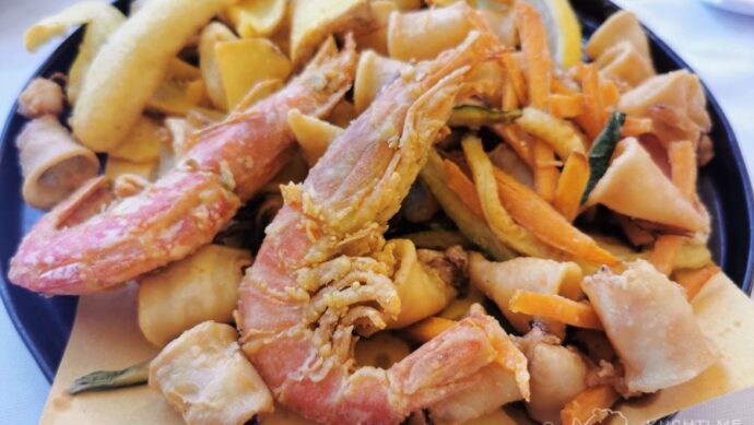 Smažené frutti di mare