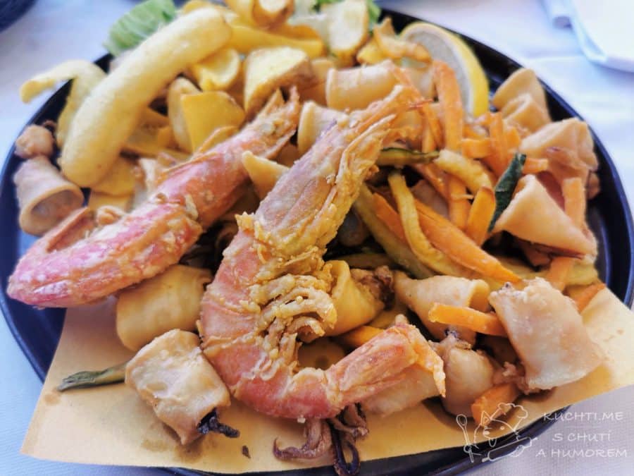 Smažené frutti di mare