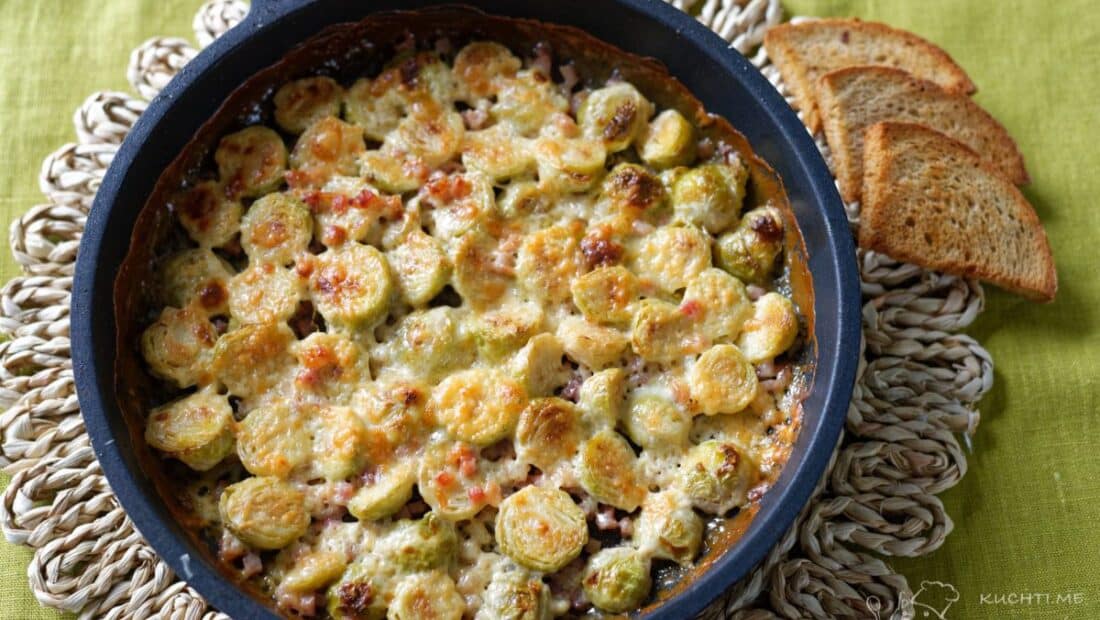 Růžičková kapusta zapečená se sýrem - vynikající zapečená lahůdka