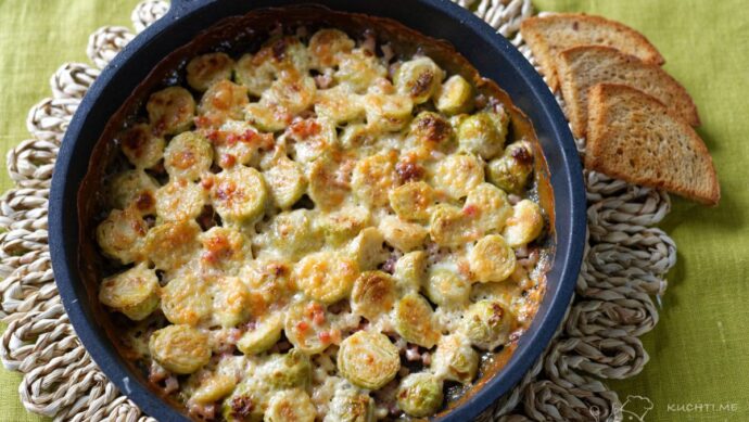 Růžičková kapusta zapečená se sýrem - vynikající zapečená lahůdka