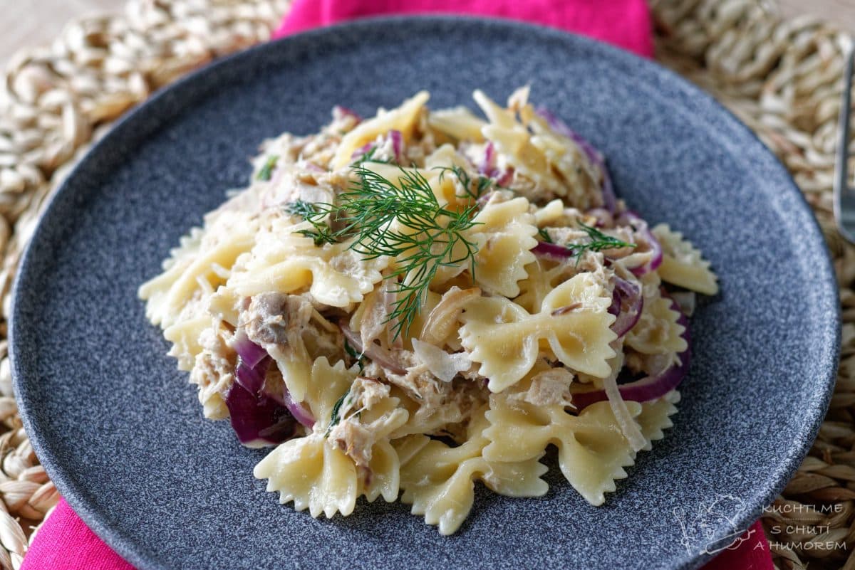 Hlavní fotka k receptu Těstoviny s uzenou makrelou