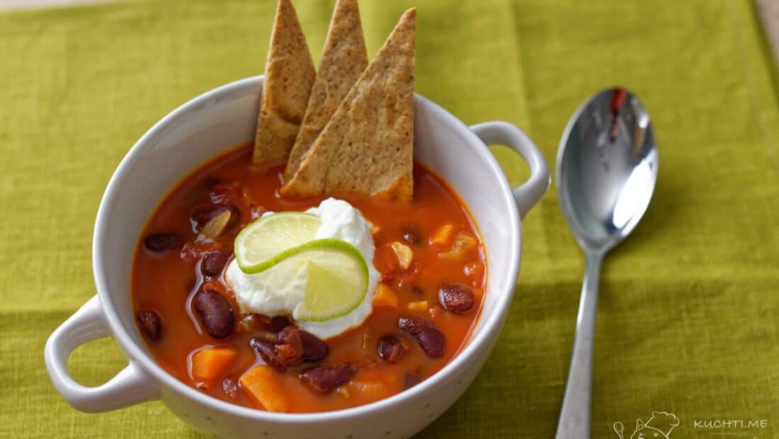 Rychlá fazolovo-rajčatová polévka - polévka hotová za pár chvil