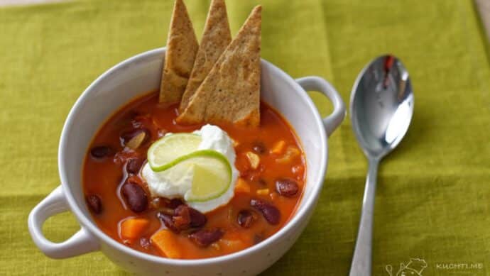 Rychlá fazolovo-rajčatová polévka - polévka hotová za pár chvil