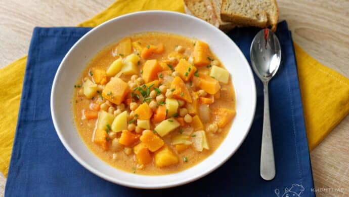 Jemný dýňový guláš - naprosto bezvadné jídlo