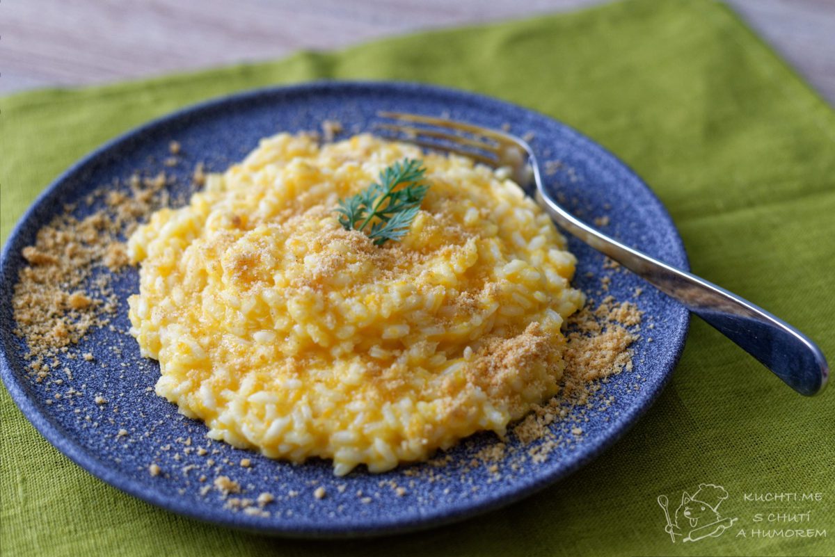 Hlavní fotka k receptu Mrkvové rizoto se smaženou strouhankou
