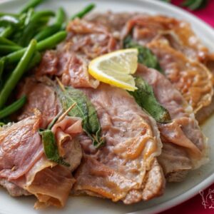 Saltimbocca - telecí plátky s prosciuttem a šalvějí