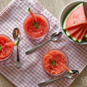 Osvěžující melounový sorbet